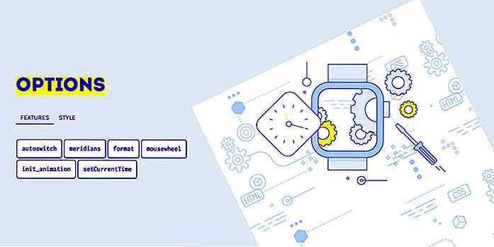 Campos de entrada de tiempo personalizado con jQuery Timedropper