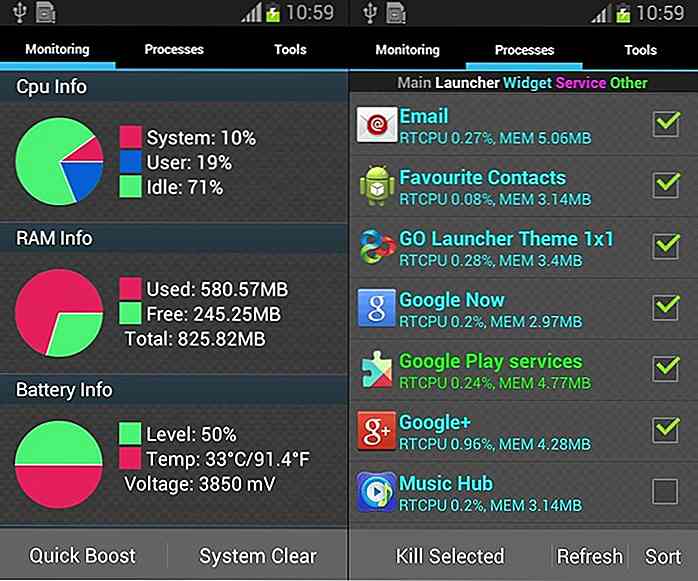 10 apper for å forbedre og optimalisere Android Smartphone