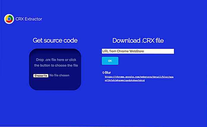 Obtenir n'importe quel code source d'extension Chrome dynamiquement avec cette application