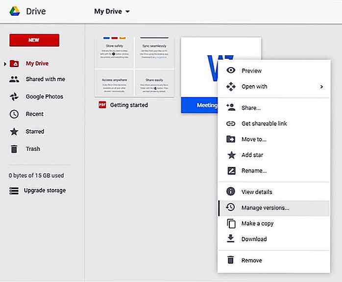 Come aggiornare i file di Google Drive senza modificarne i collegamenti