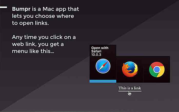Apri Browser e client di posta elettronica a tua scelta con Bumpr