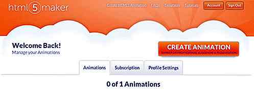 Creëer eenvoudig HTML5-animaties met HTML5Maker