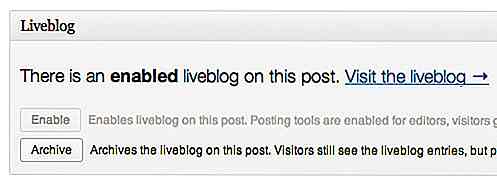 Dekker hendelse i sanntid med Liveblog i WordPress