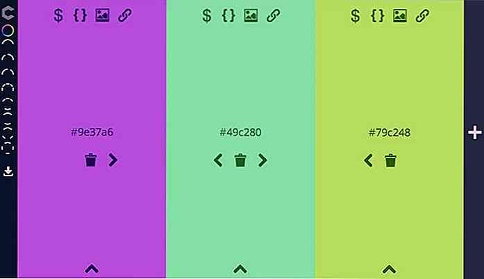 Klik om kleurenschema te vinden met ColourCode