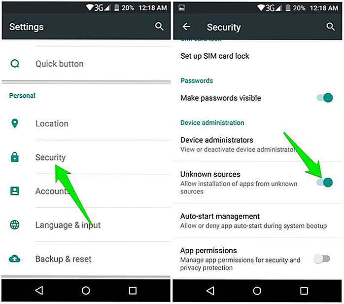 Cómo instalar una versión anterior de las aplicaciones de Android