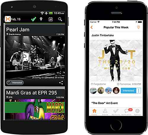 10 Mobile Apps for å finne kommende hendelser og nye steder av interesse