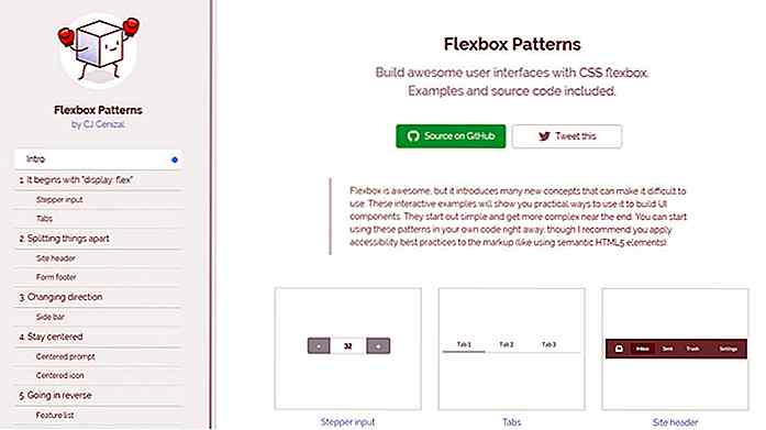 Flexbox Patterns: Den ultimate CSS Flexbox Code Library