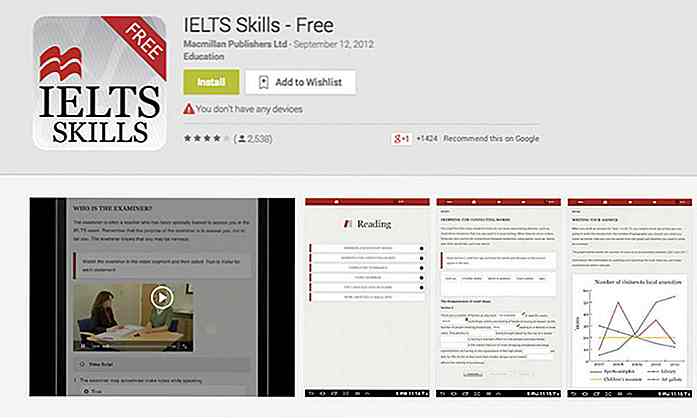 15 aplicaciones de Android para preparación de IELTS, TOEFL y GRE
