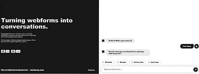 Verander conventionele webformulieren in gesprekken met dit script
