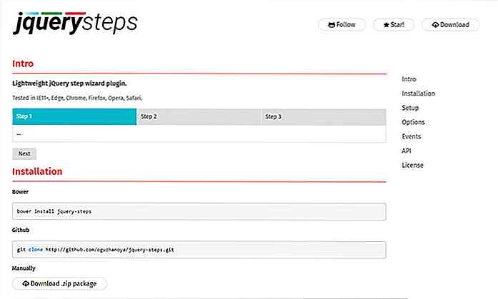 Voortgangsstappen toevoegen aan formulieren met deze plug-in voor jQuery