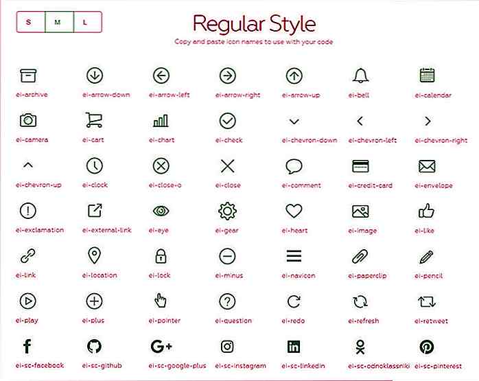 Evil Icons - A Clean SVG Line Icon Pack voor webontwikkelaars