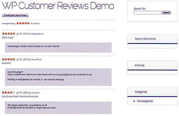 5 migliori plugin per WordPress Testimonials