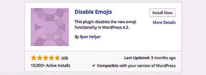 Wie man WordPress Emoticons deaktiviert