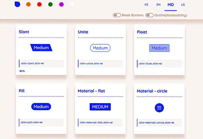 Bttn.css: impresionantes botones CSS debajo de 4 KB