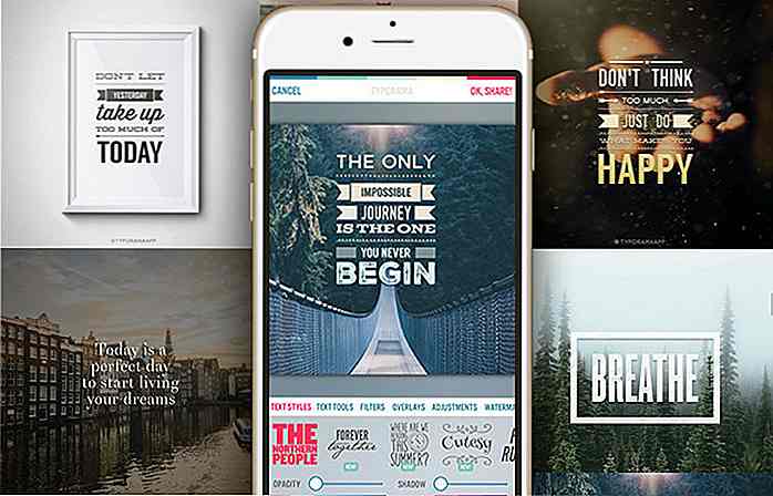 10 Best Mobile Apps for å lage typografi enkelt