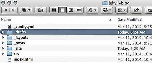 Cómo crear un borrador en Jekyll