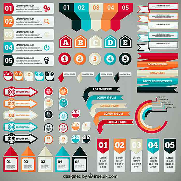 Obsequio: elementos de banner de infografía