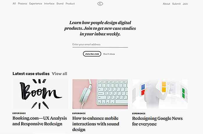 Trova casi di studio di design eccezionali nel Case Study Club