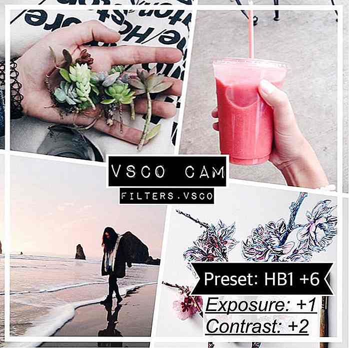 50 VSCO Cam Filter-innstillinger for bedre Instagram-bilder