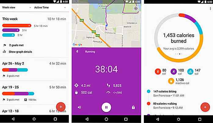 10 beste treningsapplikasjoner for Android Wear Smartwatches
