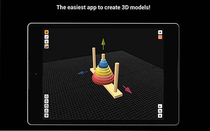 Acht mobiele apps voor 3D-ontwerpen en schetsen