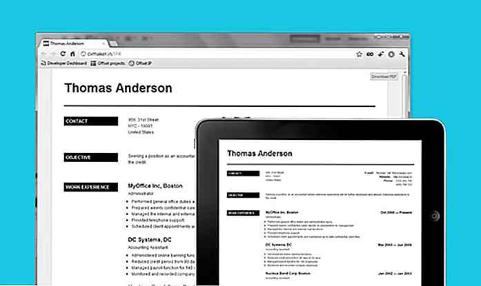 15 kostenlose Tools zum Erstellen professioneller Resume