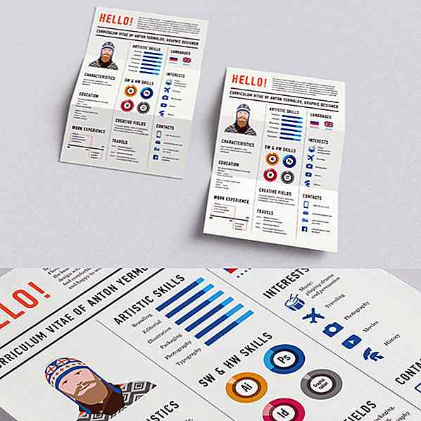 30 Hervorragende Resume-Designs, an die Sie gedacht haben