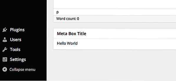 Comprendere la Meta Box personalizzata di WordPress