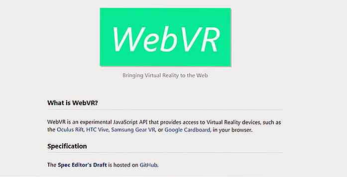 Creëer Virtual Reality op het web met JavaScript en WebVR