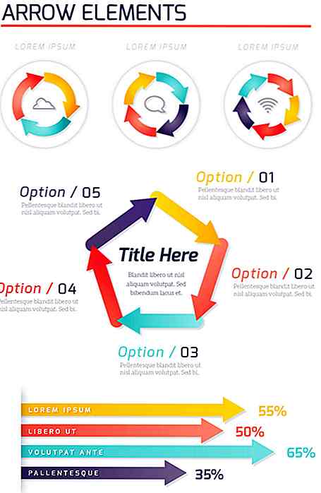 Freebie: Pack d'éléments infographiques