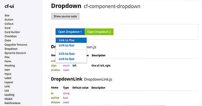 CloudFlare UI Framework per sviluppatori frontend