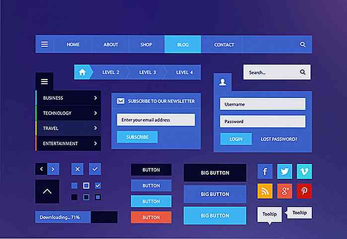 30 frisse en gratis gebruikersinterfaces voor uw volgende project (deel 2)