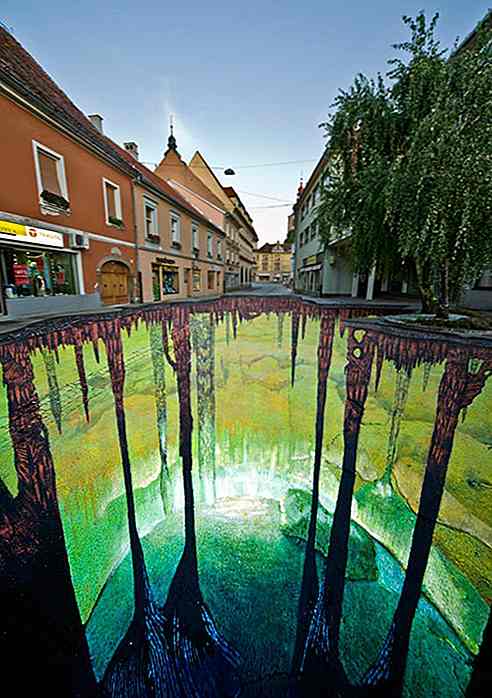 50 Meer adembenemende 3d Street Art (schilderijen)