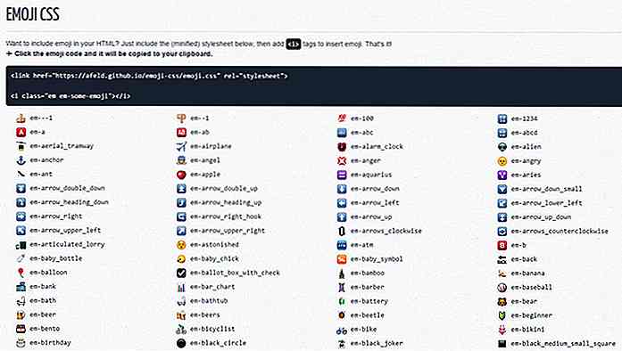 Ajouter le support Emoji à votre site Web avec Emoji CSS