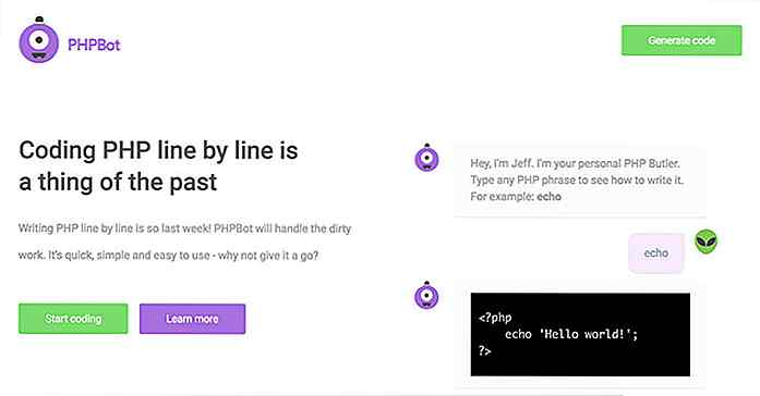Automatiser PHP-kodingen med PHPbot