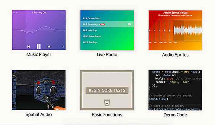 Howler.js est probablement la meilleure bibliothèque audio JavaScript autour