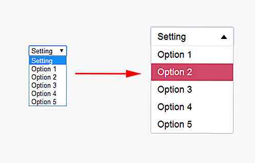 Erstellen Sie Schöne 
<SELECT> Dropdown mit EasyDropDown.js