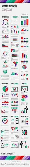 Freebie: elementi di infografica "Modern Business"