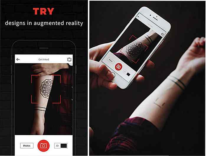 InkHunter ti lascia fare progetti di tatuaggi prima di essere inchiostrato