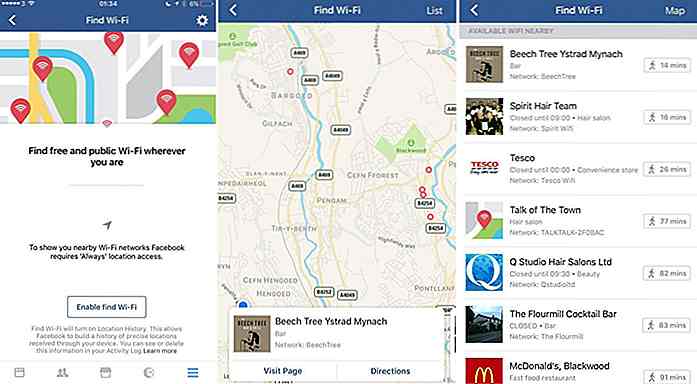 Facebook test een nieuwe functie "Find Wi-Fi" in zijn iOS-app