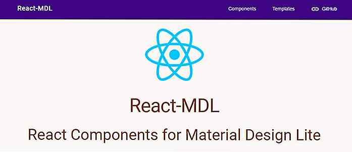 Reag MDL-sammenslåinger React med Material Design Lite