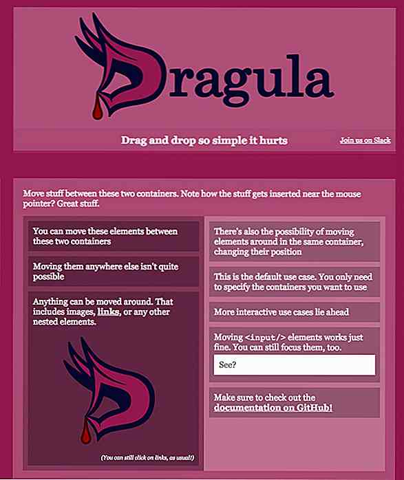Ajouter Drag & Drop au site Web facilement avec Dragula
