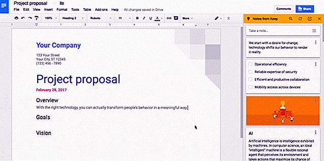 Google Notizen ist jetzt in Google Docs integriert