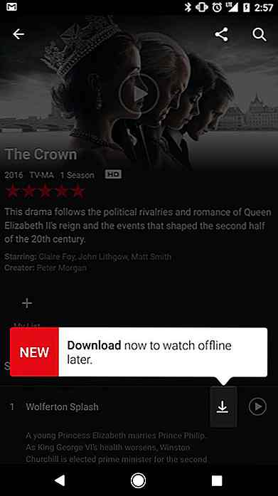 Vous pouvez maintenant télécharger et regarder Netflix hors connexion