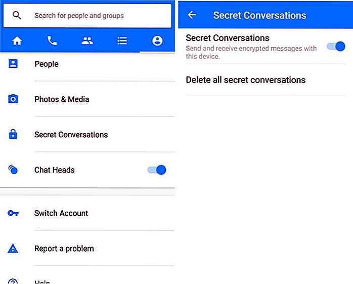 Facebook Messenger est désormais livré avec un chiffrement de bout en bout via Conversation secrète