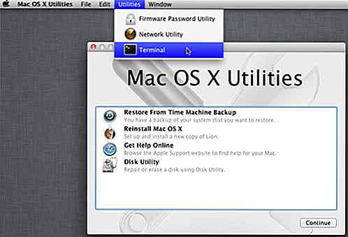 Cómo restablecer la contraseña de usuario de Mac OS X en modo de recuperación [Quicktip]