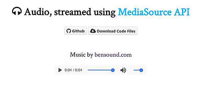 So streamen Sie abgeschnittenes Audio mithilfe der MediaSource-API