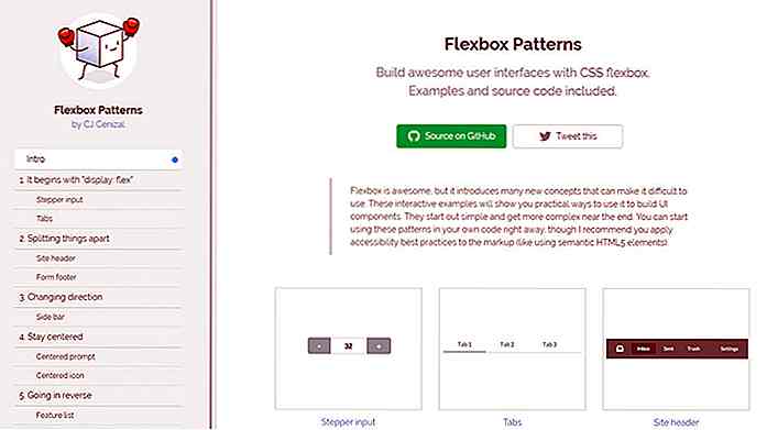 Flexbox Patterns: la bibliothèque de code CSS Flexbox ultime