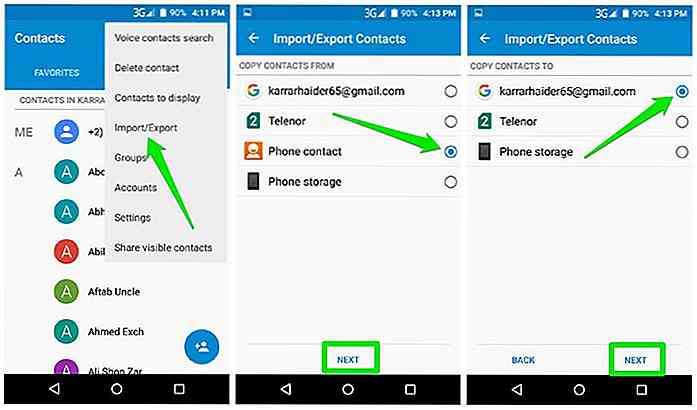 Comment transférer des contacts d'Android vers un PC