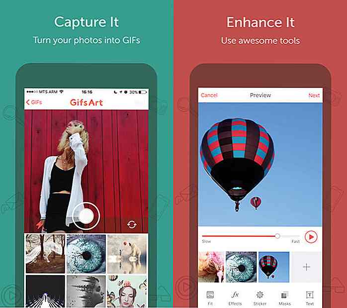 13 meilleures applications iOS pour créer et modifier des GIF